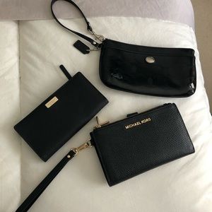 Michael Kors, Kate Spade, Coach Wristlets/Wallet
